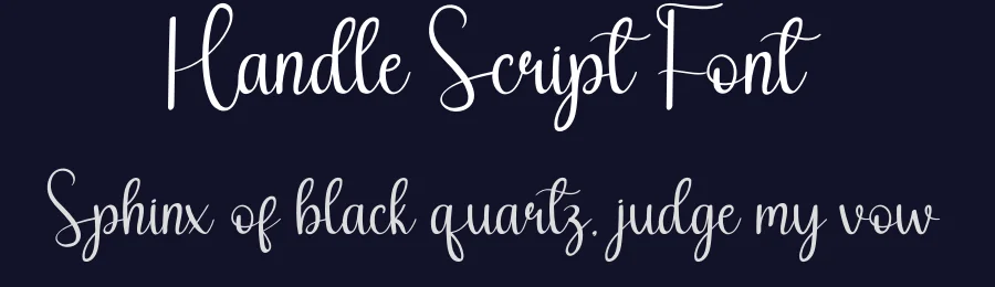 Handle Script Font by andikastudio — Script Handwritten Font — thumbnail 2