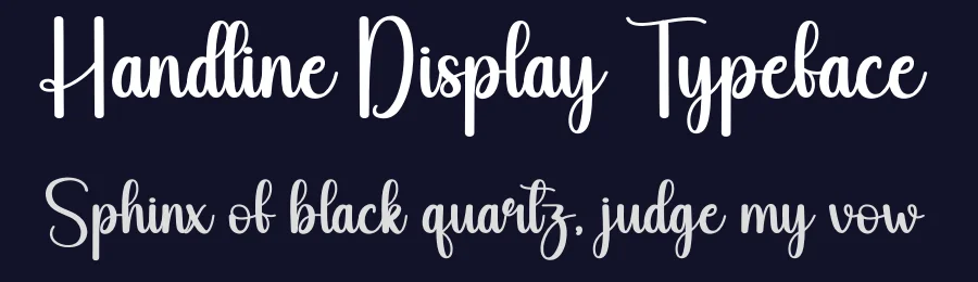 Handline Display Typeface by andikastudio — Script Handwritten Font — thumbnail 2