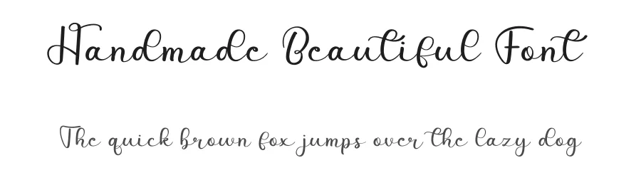 Handmade Beautiful Font by kateengciu — Script Handwritten Font