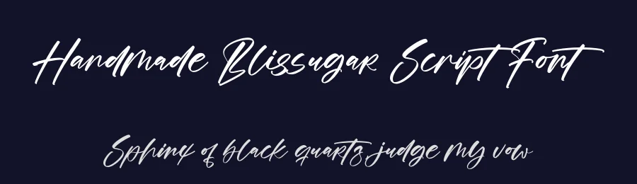 Handmade Blissugar Script Font by Operatype.Co — Script Handwritten Font — thumbnail 2