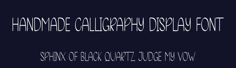 Handmade Calligraphy Display Font by creativeletter — Display Font — thumbnail 2