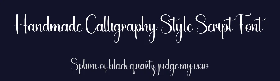 Handmade Calligraphy Style Script Font by freshtypeink — Script Handwritten Font — thumbnail 2