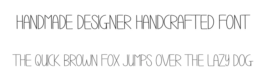 Handmade Designer Handcrafted Font by andikastudio — Display Font