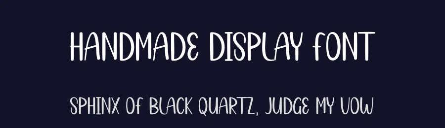 Handmade Display Font by andikastudio — Display Font — thumbnail 2