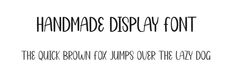 Handmade Display Font by andikastudio — Display Font
