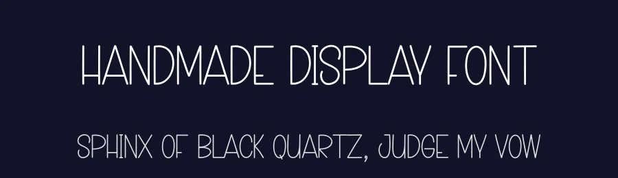 Handmade Display Font by creativeletter — Display Font — thumbnail 2