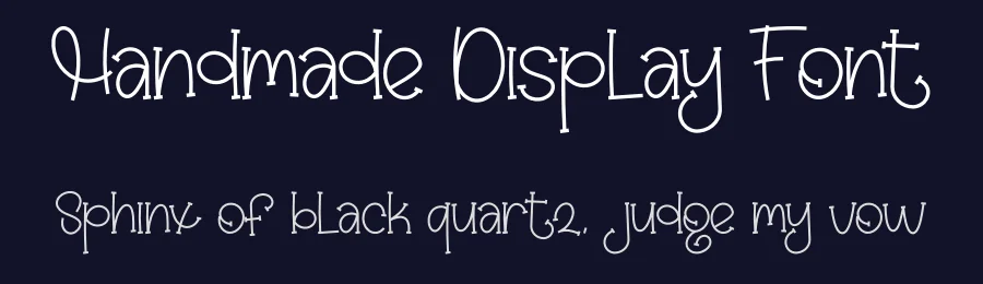 Handmade Display Font by creativeletter — Display Font — thumbnail 2
