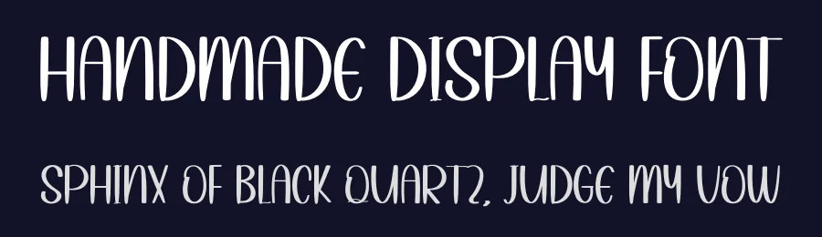 Handmade Display Font by inermediaSTUDIO — Display Font — thumbnail 2
