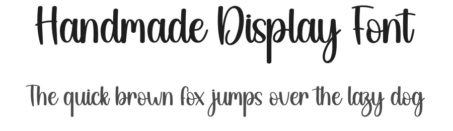 Handmade Display Font by andikastudio — Script Handwritten Font