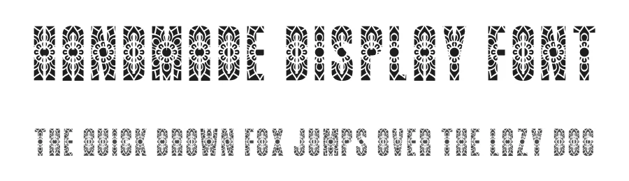 Handmade Display Font by creativeletter — Decorative Font