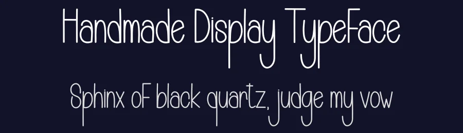 Handmade Display Typeface by andikastudio — Display Font — thumbnail 2