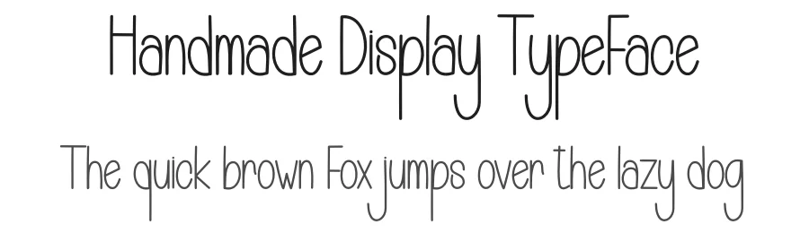Handmade Display Typeface by andikastudio — Display Font