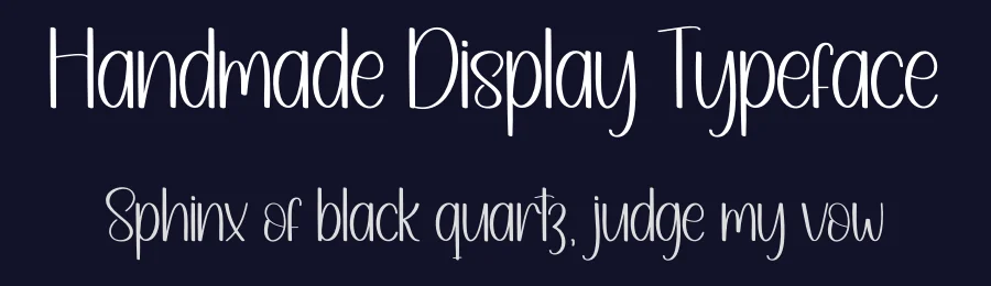 Handmade Display Typeface by creativeletter — Script Handwritten Font — thumbnail 2