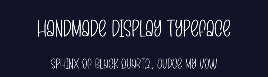 Handmade Display Typeface by andikastudio — Display Font — thumbnail 2