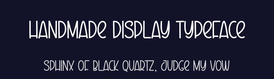 Handmade Display Typeface by creativeletter — Script Handwritten Font — thumbnail 2
