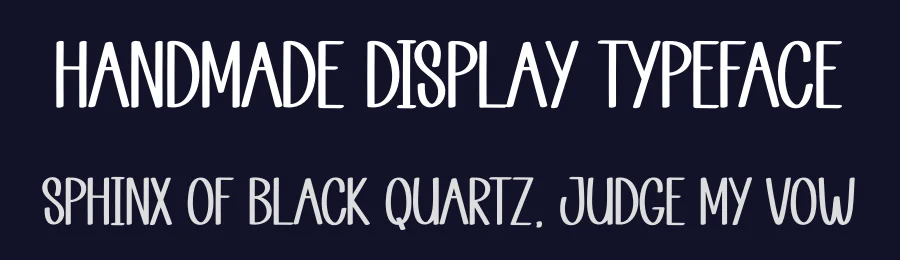Handmade Display Typeface by andikastudio — Display Font — thumbnail 2