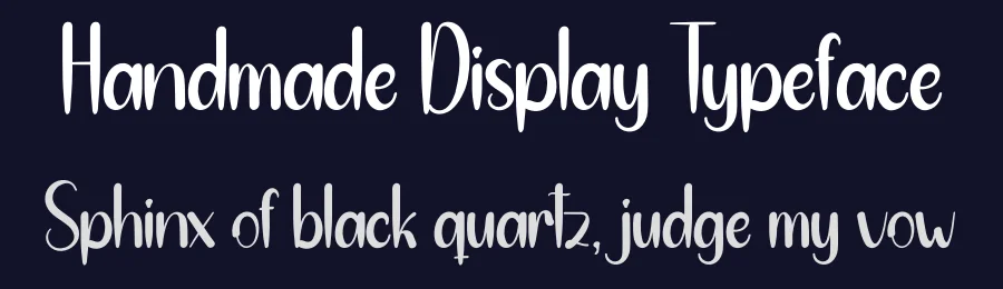 Handmade Display Typeface by andikastudio — Script Handwritten Font — thumbnail 2