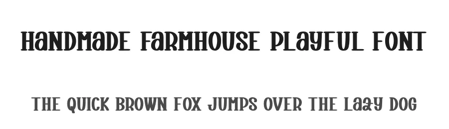 Handmade Farmhouse Playful Font by andikastudio — Display Font