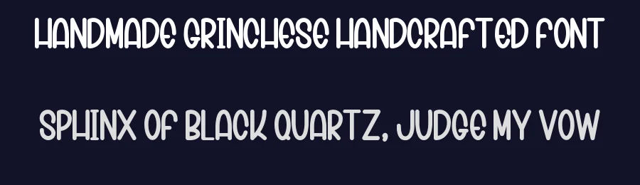 Handmade Grinchese Handcrafted Font by inermediaSTUDIO — Display Font — thumbnail 2