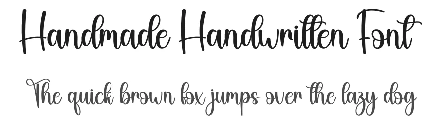 Handmade Handwritten Font by creativeletter — Script Handwritten Font