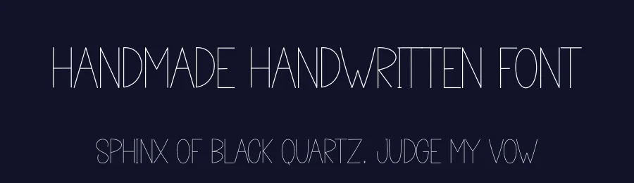 Handmade Handwritten Font by creativeletter — Display Font — thumbnail 2