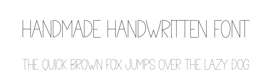 Handmade Handwritten Font by creativeletter — Display Font