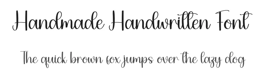 Handmade Handwritten Font by Berkah Shop — Script Handwritten Font