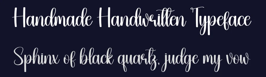 Handmade Handwritten Typeface by creativeletter — Script Handwritten Font — thumbnail 2