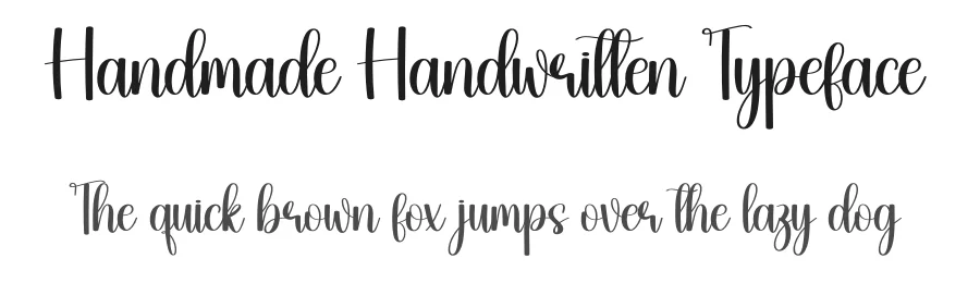 Handmade Handwritten Typeface by creativeletter — Script Handwritten Font