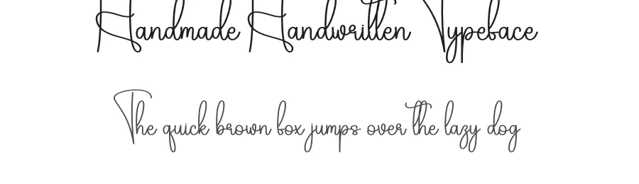 Handmade Handwritten Typeface by creativeletter — Script Handwritten Font