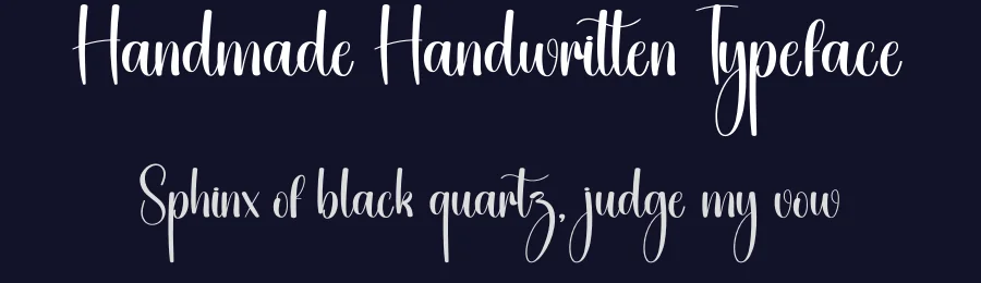 Handmade Handwritten Typeface by creativeletter — Script Handwritten Font — thumbnail 2