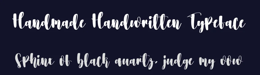 Handmade Handwritten Typeface by creativeletter — Script Handwritten Font — thumbnail 2