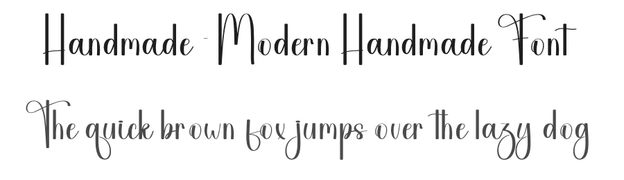 Handmade – Modern Handmade Font by andikastudio — Script Handwritten Font