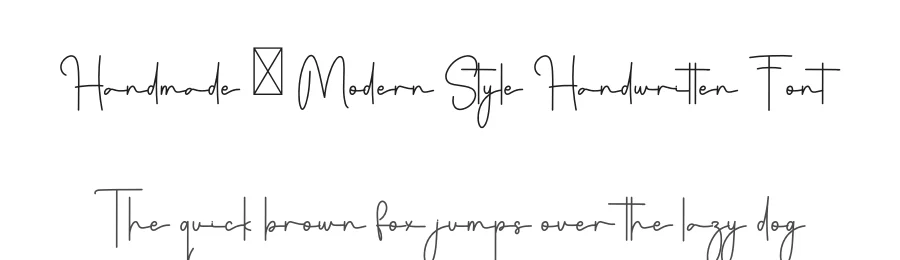 Handmade – Modern Style Handwritten Font by freshtypeink — Script Handwritten Font