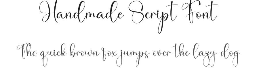 Handmade Script Font by creativeletter — Script Handwritten Font