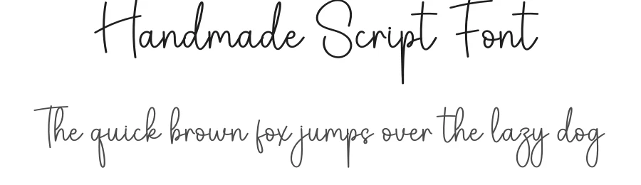 Handmade Script Font by creativeletter — Script Handwritten Font