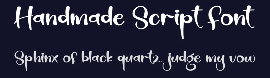 Handmade Script Font by creativeletter — Script Handwritten Font — thumbnail 2