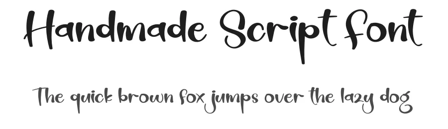 Handmade Script Font by creativeletter — Script Handwritten Font