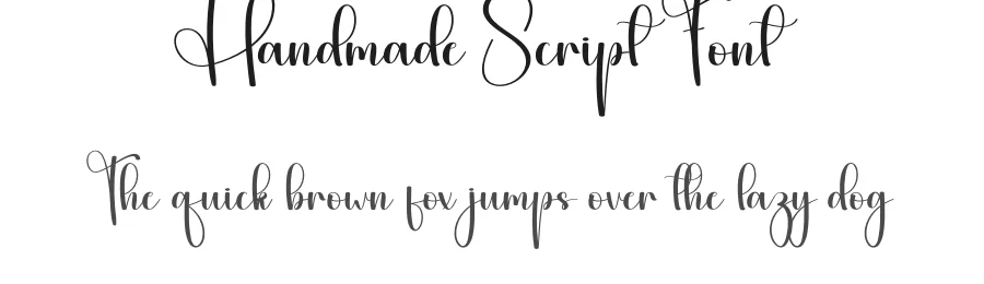 Handmade Script Font by andikastudio — Script Handwritten Font