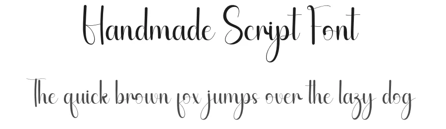 Handmade Script Font by andikastudio — Script Handwritten Font