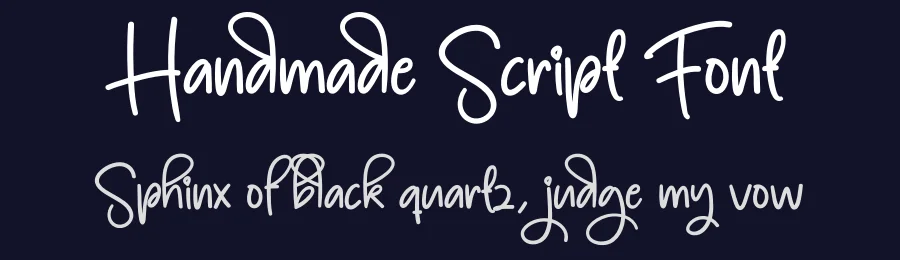 Handmade Script Font by creativeletter — Script Handwritten Font — thumbnail 2