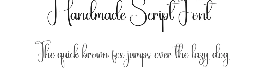 Handmade Script Font by creativeletter — Script Handwritten Font