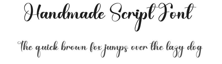 Handmade Script Font by creativeletter — Script Handwritten Font
