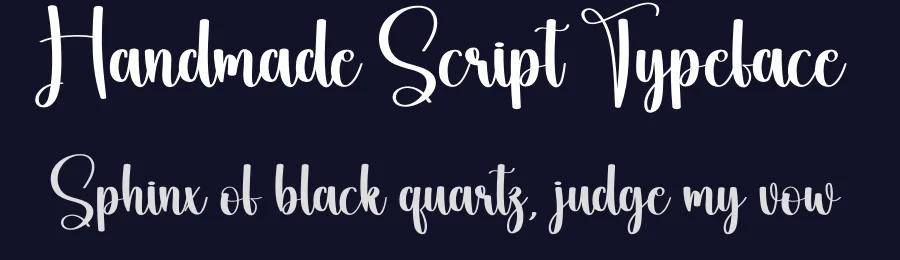 Handmade Script Typeface by andikastudio — Script Handwritten Font — thumbnail 2