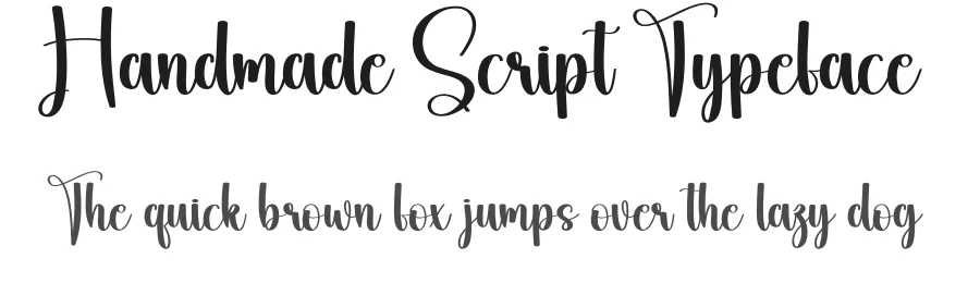 Handmade Script Typeface by andikastudio — Script Handwritten Font