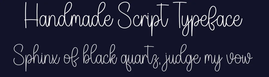 Handmade Script Typeface by creativeletter — Script Handwritten Font — thumbnail 2