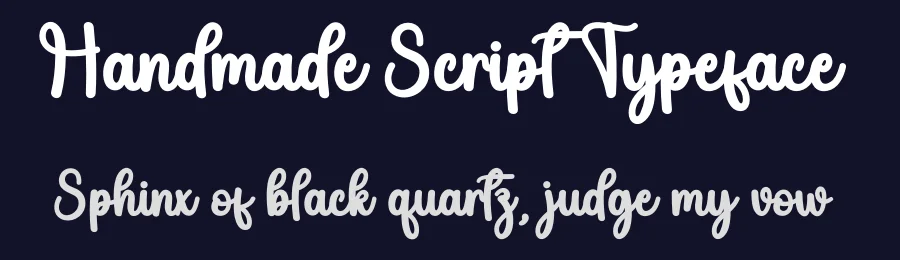 Handmade Script Typeface by creativeletter — Script Handwritten Font — thumbnail 2