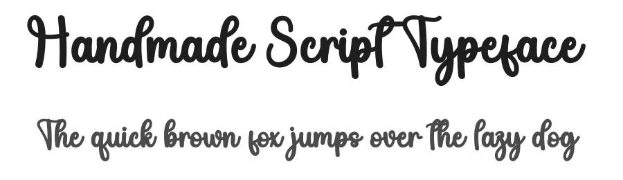 Handmade Script Typeface by creativeletter — Script Handwritten Font