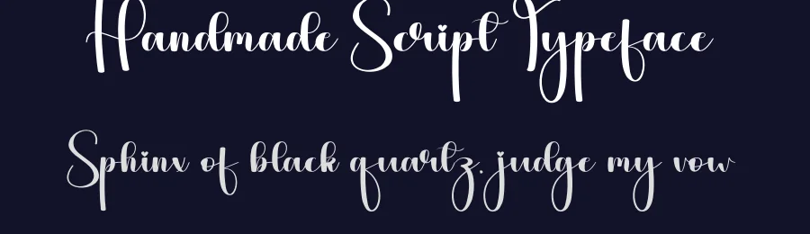 Handmade Script Typeface by andikastudio — Script Handwritten Font — thumbnail 2