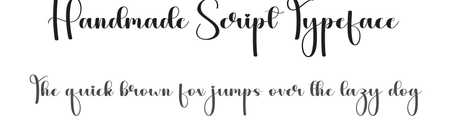 Handmade Script Typeface by andikastudio — Script Handwritten Font